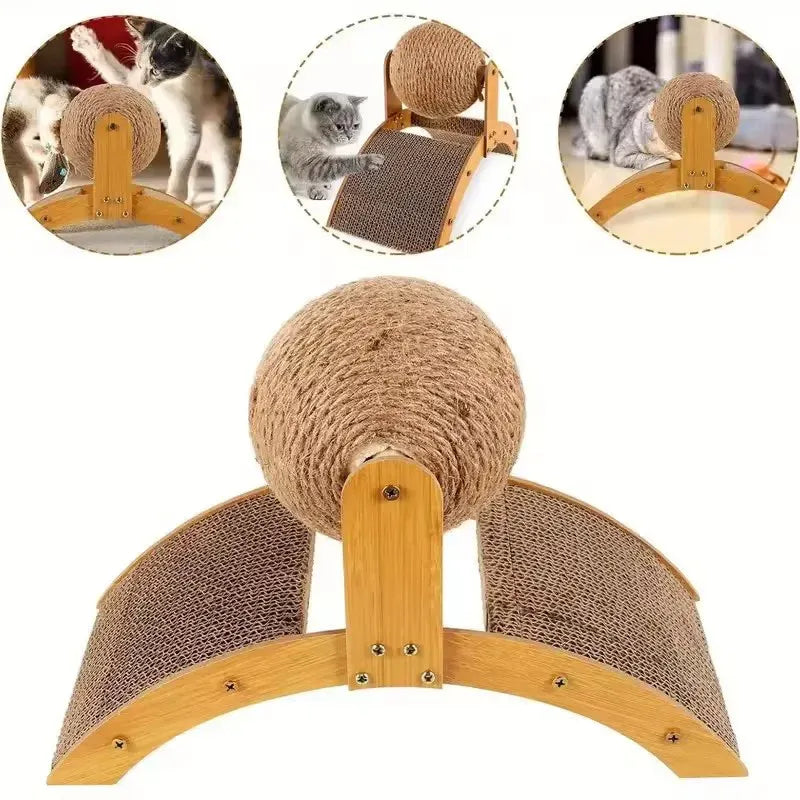 MIMMICO Ferris Wheel Cat Scratching Board