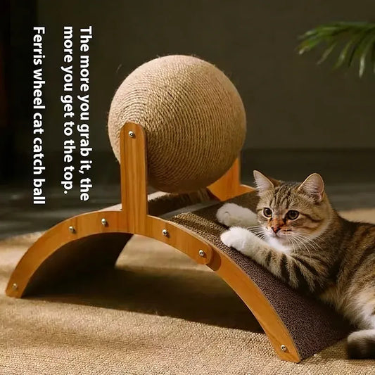 MIMMICO Ferris Wheel Cat Scratching Board