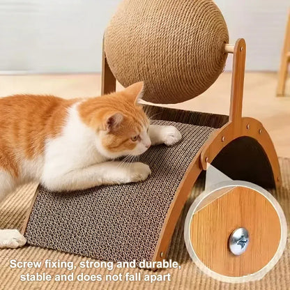 MIMMICO Ferris Wheel Cat Scratching Board